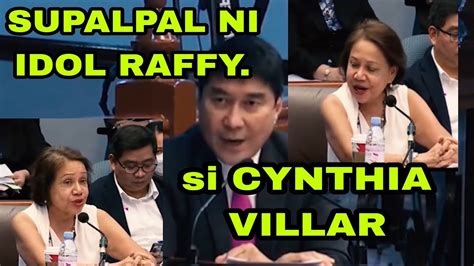 cynthia villar|raffy tulfo latest issue.